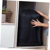 OFFSCH Drawstring Storage Bag Capacity Lightweight Storage Pouch for Quilts and Clothes Organizer Xl Black view 4