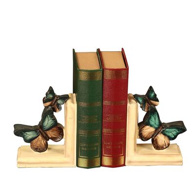 JYARZ Mordern Bookends Bookends, Decorative Book Ends Heavy Duty Book Stoppers for Heavy Books 1 Pair Resin Bookend Book Support for Shelves Decorative Bookend Supports
