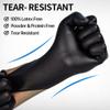 Basic Black Nitrile Exam Gloves - Latex-Free & Powder-Free, Heavy-Duty Industrial and Medical Glove, NGXM-1047 X-Large (pack of 100) view 2