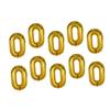 Amosfun 24pcs Foil Chain Balloons for Birthday and Wedding Decorations Supplies Excellent for Photo Backgrounds and Unique Atmosphere view 1