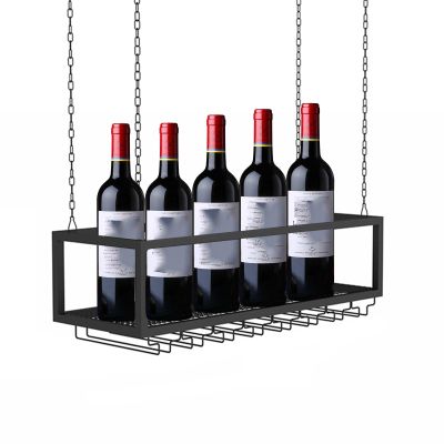 Wall Mounted Shelf for Kitchen Bar Floating Storage Shelves, Vintage Display Shelving, Metal Wine Bottle Holder, Decorative Storage Rack for Plants Wine Glass Rack, Flower Stand ( Size : 120x25x20cm )