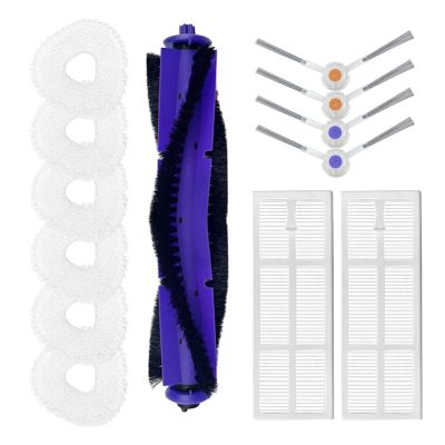 ConvOw Main Brush, Side Brush, Filter, Wipes Compatible with Narwal Free Accessory kit, maintaining Vacuum Cleaner Performance