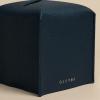 OLETHA Square Tissue Box Cover - Aesthetic Desk Decor for Room, Home & Office - Tissues Cube Boxes Holder - Navy Blue view 4