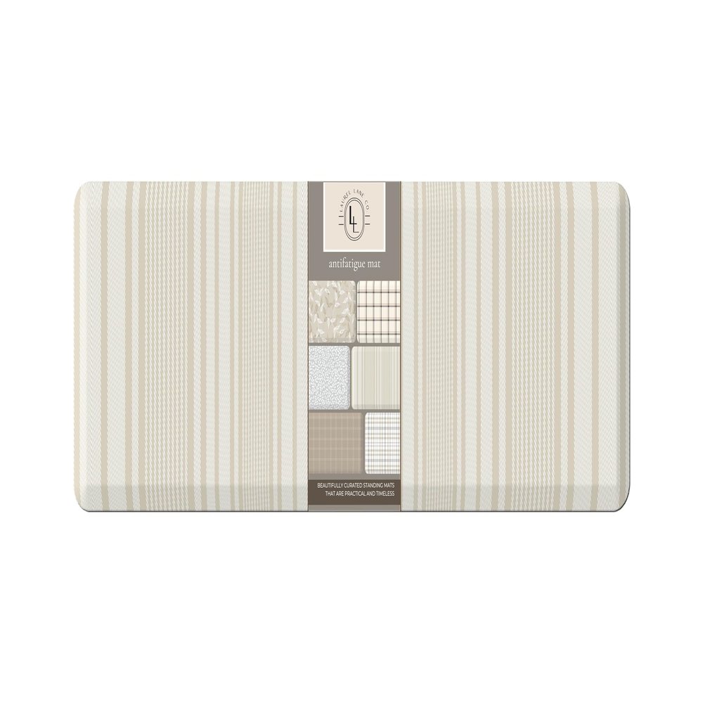 Anti Fatigue Mat by Laurel Lane Co.  Designer Anti Fatigue Mats for Kitchen Floor, Kitchen Mats for Floor, Desk Mat  Cushioned 0.75" Thick  Stain Resistant  Non-Skid Bottom  20" x 60"