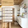 Anti Fatigue Mat by Laurel Lane Co.  Designer Anti Fatigue Mats for Kitchen Floor, Kitchen Mats for Floor, Desk Mat  Cushioned 0.75" Thick  Stain Resistant  Non-Skid Bottom  20" x 60" view 2