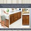 Anti Fatigue Mat by Laurel Lane Co.  Designer Anti Fatigue Mats for Kitchen Floor, Kitchen Mats for Floor, Desk Mat  Cushioned 0.75" Thick  Stain Resistant  Non-Skid Bottom  20" x 60" view 4