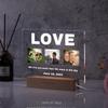 Custom 3D Acrylic Photo Lamp Personalized Led Night Light for Parents Love MOM DAD Family Friend Weddings Birthdays Ideal Gift (Mum) view 2