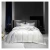 QuKan Bed, 1000TC Egyptian Cotton White Gray Soft Bedding Set Luxury Duvet Cover Sheet Pillowcase view 1
