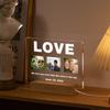 Custom 3D Acrylic Photo Lamp Personalized Led Night Light for Parents Love MOM DAD Family Friend Weddings Birthdays Ideal Gift (Love) view 4