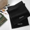 Arkwright Makeup Towels - Pack of 6 - Super Soft 100% Cotton, Gentle & Lightweight Face Make Up Remover Washcloths, Guest Essentials for Hosts & Artists, 13 x 13 in, Black view 4