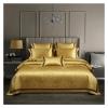 QuKan Bed, Bedding Set, Egyptian Cotton 1000TC, Jacquard Hollow Duvet Cover, Luxury Sheets, Brocade Dyed Pillowcases view 1