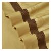 QuKan Bed, Bedding Set, Egyptian Cotton 1000TC, Jacquard Hollow Duvet Cover, Luxury Sheets, Brocade Dyed Pillowcases view 4