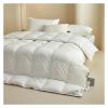 QuKan Bed, Goose Down Filled Comforter, Women's Pink Down Comforter White Cotton Queen Size Comforter Set Extra Large Seasonal Blanket, 150x200 cm, MM-102 view 1