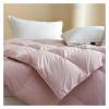 QuKan Bed, Goose Down Filled Comforter, Women's Pink Down Comforter White Cotton Queen Size Comforter Set Extra Large Seasonal Blanket, 150x200 cm, MM-102 view 2