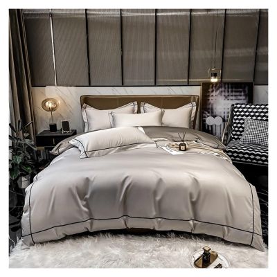 Bed, Bedding Set 800TC Egyptian Cotton Bed Sheet Set with Quilt Cover Pillowcases Luxury Flat Sheets Duvet Cover