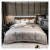 Bed, Bedding Set 800TC Egyptian Cotton Bed Sheet Set with Quilt Cover Pillowcases Luxury Flat Sheets Duvet Cover view 1