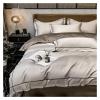 Bed, Bedding Set 800TC Egyptian Cotton Bed Sheet Set with Quilt Cover Pillowcases Luxury Flat Sheets Duvet Cover view 3