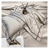 Bed, Bedding Set 800TC Egyptian Cotton Bed Sheet Set with Quilt Cover Pillowcases Luxury Flat Sheets Duvet Cover view 4