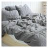 QuKan Bed, Linen Comforter Set, Bedding 4-Piece Set, Natural Washed Linen, Solid Color Soft Breathable Durable Comfortable Bed Sheet view 1