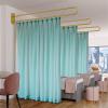 Privacy Cubicle Curtain, Medical Privacy Flexible Curtains, for Hospital Lab Clinic Divider Screen, U-Shaped Partition Curtain and Support Frame Combination (Color : Green, Size : 5 Set) view 4