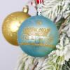 44PCS Christmas Balls Ornaments,Shatterproof Plastic Sequined Christmas Ornaments Hanging Decorative Christmas Tree Balls for Home Decor view 3