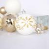 44PCS Christmas Balls Ornaments,Shatterproof Plastic Sequined Christmas Ornaments Hanging Decorative Christmas Tree Balls for Home Decor view 4