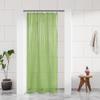 Barossa Design Clear Green Stall Shower Curtain Liner 36" W x 72" H - Waterproof PEVA Plastic Lightweight Shower Liner for Small Bathroom, 3 Magnets & Metal Grommets - Clear Green view 1