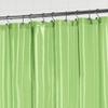 Barossa Design Clear Green Stall Shower Curtain Liner 36" W x 72" H - Waterproof PEVA Plastic Lightweight Shower Liner for Small Bathroom, 3 Magnets & Metal Grommets - Clear Green view 4