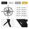 Nautical Compass Metal Wall Art, Metal Compass Wall Decor, Metal Wall Art, Nautical Wall Compass, North Arrow Metal Art, Compass Wall Sign, Home Living Room Wall Decor, Housewarming Gift (39"x39" | 100x100cm, Black) view 4