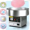 ATLION Commercial Cotton Candy Machine, Electric Color Fancy Marshmallow Making Machine, Adjustable Temperature, with Extra Storage Box and Bamboo Stick Bucket, Perfect for Family Party(Silver) view 3