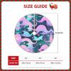 Christmas Tree Skirt for Xmas Holiday Party Decorations Gifts Funny Home Decor 48",Mermaid Pastel Pink Aqua Print view 4
