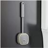 Toilet Brush Classic Toilet Brush Wall Mount Floor Stand Universal Toilet Bowl Brush with Silicone Bristles Toilet Cleaner Brush Save Space view 1