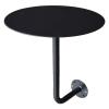 Fodalob Classic Bistro Pub Furniture- Black Wall-Mounted Round Bar Table - Dia 13.7/15.7", Height 17.7" (Size : 35cm(13.7")) view 1