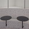 Fodalob Classic Bistro Pub Furniture- Black Wall-Mounted Round Bar Table - Dia 13.7/15.7", Height 17.7" (Size : 35cm(13.7")) view 3