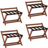 PROHEL 4pcs Luggage Rack - Suitcase Stand, Foldable Luggage Rack with BackrestProfessional Hotel Suitcase RackTravel Bag Guest Room Storage ShelfHousehold Hanger Furniture Landing Storage Shelf view 1