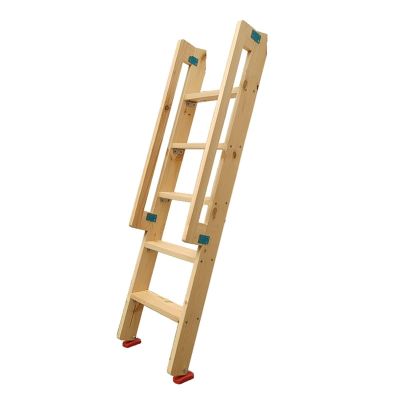 BXKCFYBSQ Wooden Bunk Bed Ladder, Home Replacement Ladder for Bunk Beds, with Handle and Non-Slip Rubber Feet, Suitable for Loft/Stairs/Upper Bunk/Camper/Dormitory