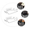 Didiseaon 4sets Stainless Steel Garbage Bag Hanging Rack Under Cabinet Trash Bag Holder for Kitchen Easy to Install for Home Apartments and Rvs view 3