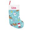 Personalized Snowflake Snowman Christmas Christmas Stockings Custom with Name Christmas Stockings Xmas Decoration for Family Boys Girls 18 x 11 Inch view 1