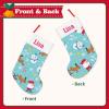 Personalized Snowflake Snowman Christmas Christmas Stockings Custom with Name Christmas Stockings Xmas Decoration for Family Boys Girls 18 x 11 Inch view 2