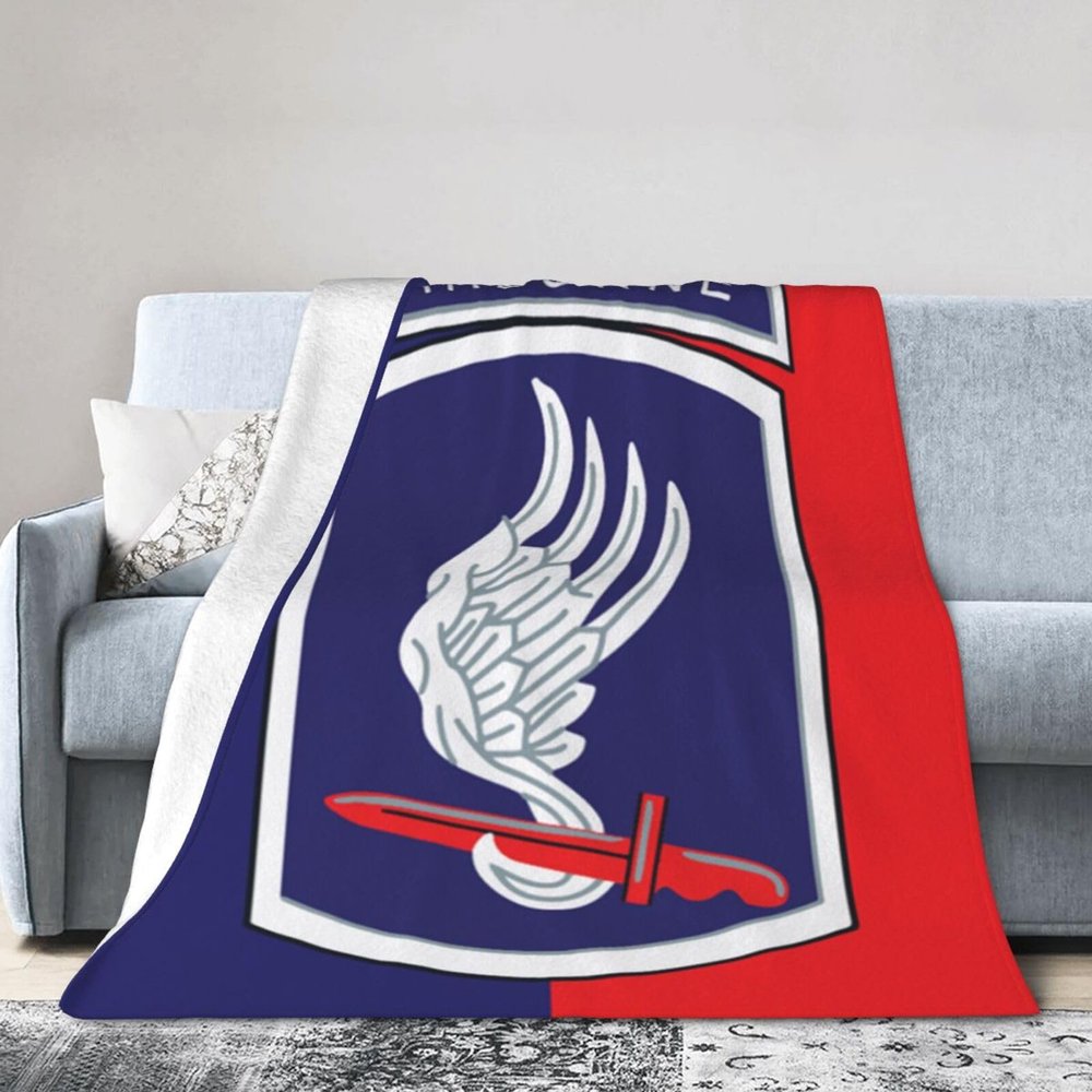 173rd Airborne Fleece Blanket Soft Micro for Bed 60"X50"55