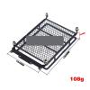 1/10 RC Metal Roof Rack Luggage Carrier with LED Lights Bar Compatible with CC01 D110 D90 RC Luggage Rack (Size : with lightsg) view 2