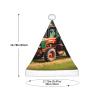 FRGMNT Company Farm Tractors print Santa Hat Kids, Santa Hat,Santa Claus Hat For Xmas Party,Christmas Hat For Boys Girls Child view 3
