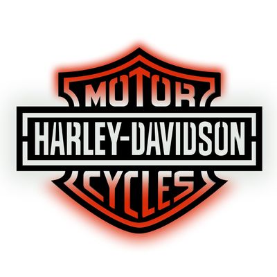 LED Motorcycle Wall Art, Metal Sign with Ambient Lighting, Illuminated Metal Wall Decor for Garage, Man Cave, Bar, Harley Gift (39.3x29.5"/100x75cm, Red-White)