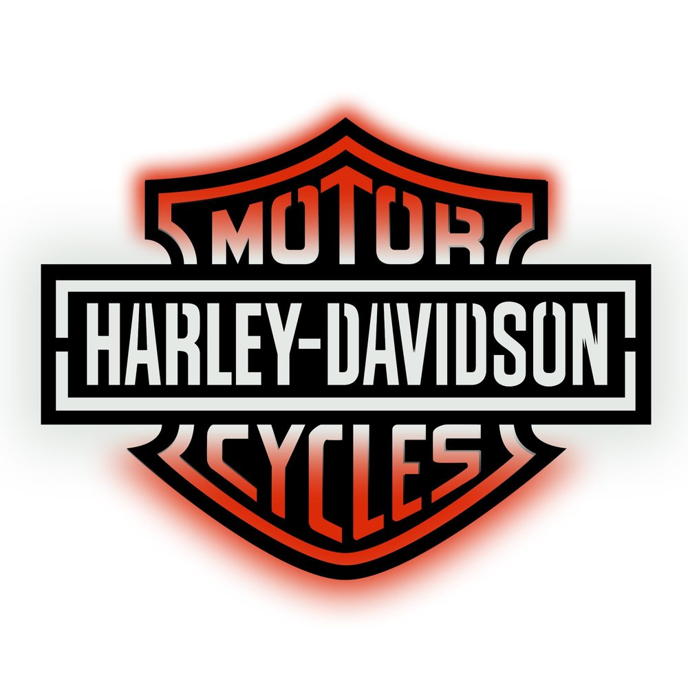 LED Motorcycle Wall Art, Metal Sign with Ambient Lighting, Illuminated Metal Wall Decor for Garage, Man Cave, Bar, Harley Gift (39.3x29.5"/100x75cm, Red-White)