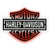 LED Motorcycle Wall Art, Metal Sign with Ambient Lighting, Illuminated Metal Wall Decor for Garage, Man Cave, Bar, Harley Gift (39.3x29.5"/100x75cm, Red-White) view 1