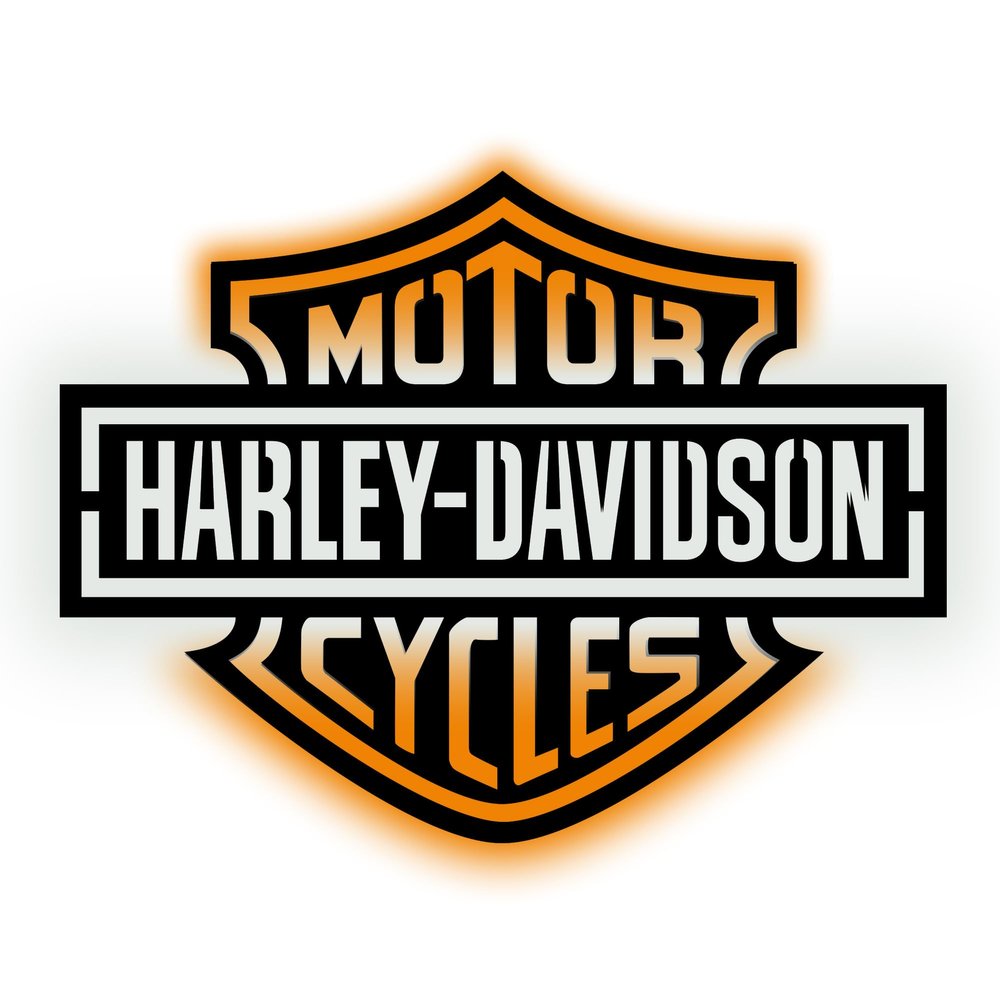 LED Motorcycle Wall Art, Metal Sign with Ambient Lighting, Illuminated Metal Wall Decor for Garage, Man Cave, Bar, Harley Gift (15.7x11.8"/40x30 cm, Amber-White)