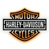 LED Motorcycle Wall Art, Metal Sign with Ambient Lighting, Illuminated Metal Wall Decor for Garage, Man Cave, Bar, Harley Gift (15.7x11.8"/40x30 cm, Amber-White) view 1
