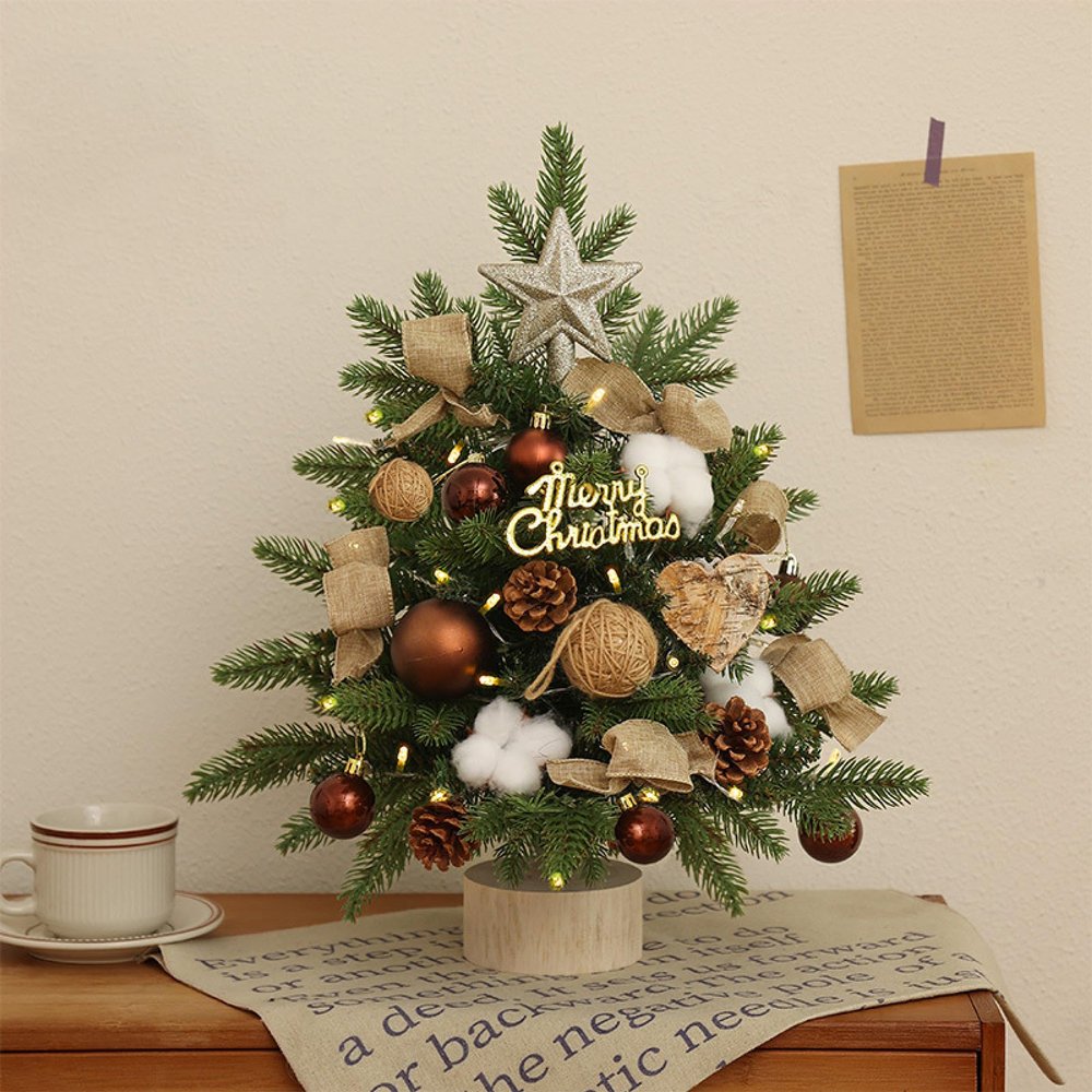 Mini Christmas Tree Table Decorations Christmas Party