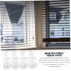 8pcs Roller Shades Safety Clips Bead Chains Fixation Hooks Cord Guide P Clips Roller Blinds Screws Included view 3