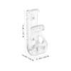 8pcs Roller Shades Safety Clips Bead Chains Fixation Hooks Cord Guide P Clips Roller Blinds Screws Included view 4